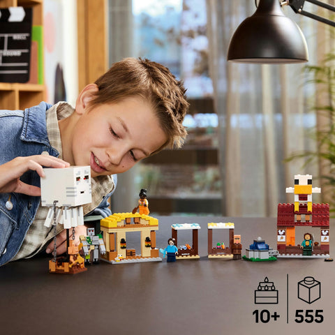 LEGO 樂高 我的世界 Gast村莊攻擊玩具 生日禮物 積木 男孩 女孩 兒童 10歲 11歲 12歲 小學生 My Craft 商品 遊戲 21273