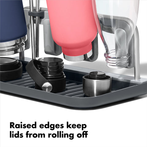 OXO Collapsible Colander Rack Bottled Line Rack Convenient for Water Bottles and More
