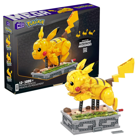 Mega Bloks HGC23 Pokemon Pikachu Runs! Moving Pikachu [Number of Pieces: 1095 Pieces] [12 Years Old and Up]