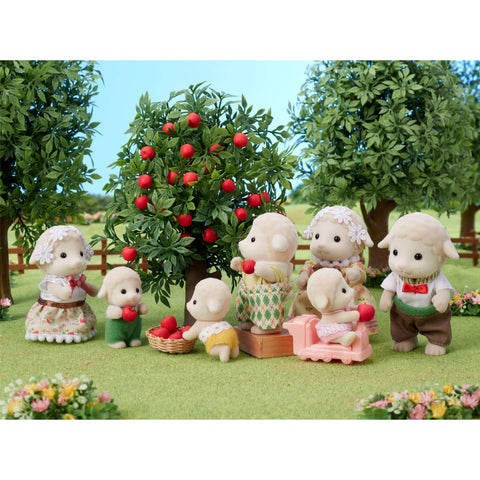 シルバニアファミリー 人形 【 ヒツジファミリー 】 FS-42 STマーク認証 3歳以上 おもちゃ ドールハウス Sylvanian Families エポック社 EPOCH
