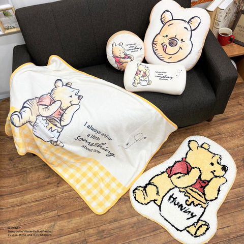 MORIPiLO 低反発クッション 腰枕 くまのプーさん (ディズニー ミニリラックスピロー) 肌にやさしいふわモチ触感 グッズ ぬいぐるみ 昼寝枕 オレンジ 15x30x8cm キャラクター まくらのモリシタ