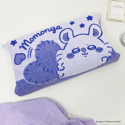 MORIPiLO 枕頭套 毛巾質地 43 63 35x50cm 小川 摩蒙加商品 (親子皆可使用 可洗 枕套) 成人 兒童 通用 伸縮型 pillow case 紫色 人物 枕頭的森立 4621697