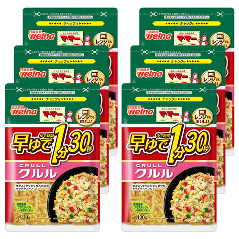Ma Ma Fast Boiled 1 Minute 30 Second Kururu 4.2 oz (120 g) x 6 Packs
