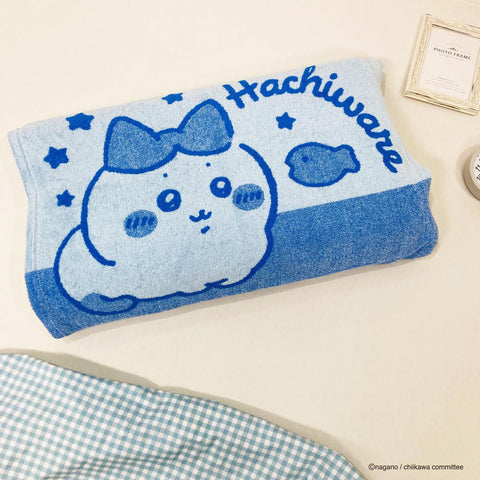 MORIPiLO 4621695 Pillowcase, Towelcloth 43, 24.8 inches (63 cm), 13.8 x 19.7 inches (35 x 50 cm), Chiikawa Hachiware Goods (Washable Pillow Case for Parents and Children), For Adults and Children