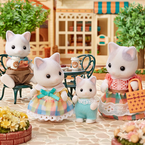 シルバニアファミリー 人形 【 ラテネコファミリー 】 FS-52 STマーク認証 3歳以上 おもちゃ ドールハウス Sylvanian Families エポック社 EPOCH