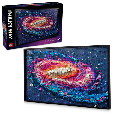 LEGO Art 31212 Milky Way Galaxy Toy Present, Block, Boyfriend, Girls, Boyfriend, Interior, Universe, Art Panel, Painting