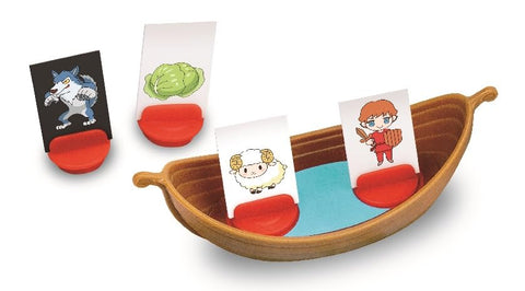 KUMON PUBLISHING KRP-10 KUMON Logic Puzzle, Wolf, Goat and Cabbage, Logic Puzzle, Mathematics, Entrance Examination Problem, School Celebration, Age 6 and Up