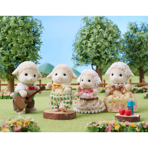 希尔瓦尼亚家庭 玩偶 【 羊家族 】 FS-42 ST Mark 认证 3 岁及以上玩具娃娃屋 Sylvanian Families エポック社 EPOCH