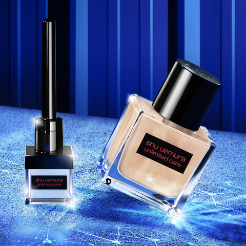 shu uemura(シュウ ウエムラ) アンリミテッド ケア ツヤ ドロップ 13g アオタケブルー ハイライト パール 艶 ハイライター トーンアップ 保湿成分 正規品