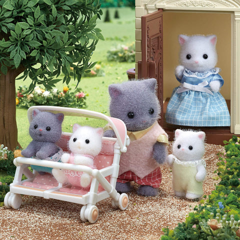 Sylvanian Families 人偶 【 波斯貓家族 】 FS-36 ST標誌認證 3歲以上 玩具 娃娃屋 Sylvanian Families EPOCH