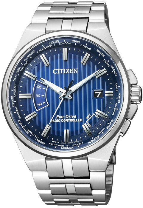 Citizen CB0161-82L Men's Wristwatch, Citizen Collection, Eco-Drive Radio Watch, Direct Flight