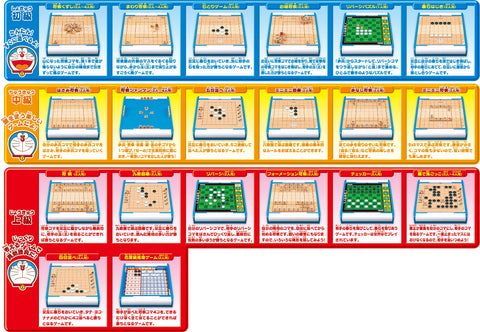 EPOCH Doraemon My First Shogi & 9-Way Go DX20, ST Mark Certified, Toy Game, For Ages 4 and Up, Number of Players: 1 to 4 Players, EPOCH