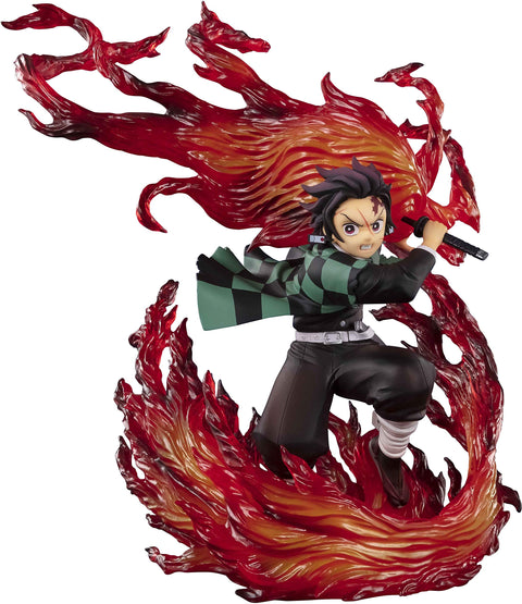 Figuarts ZERO Demon Slayer Tanjiro Kamado - Hinokami Kagura - Figurine, Approx. 8.3 inches (210 mm), PVC & ABS Painted Complete Figure