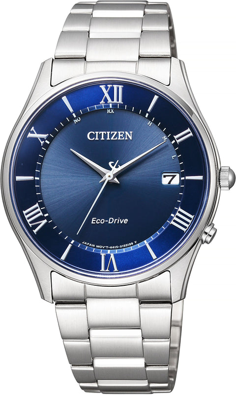 Citizen Collection Eco-Drive AS1060-54L Radio-Controlled Wristwatch, Pull-Adjust, Men’s