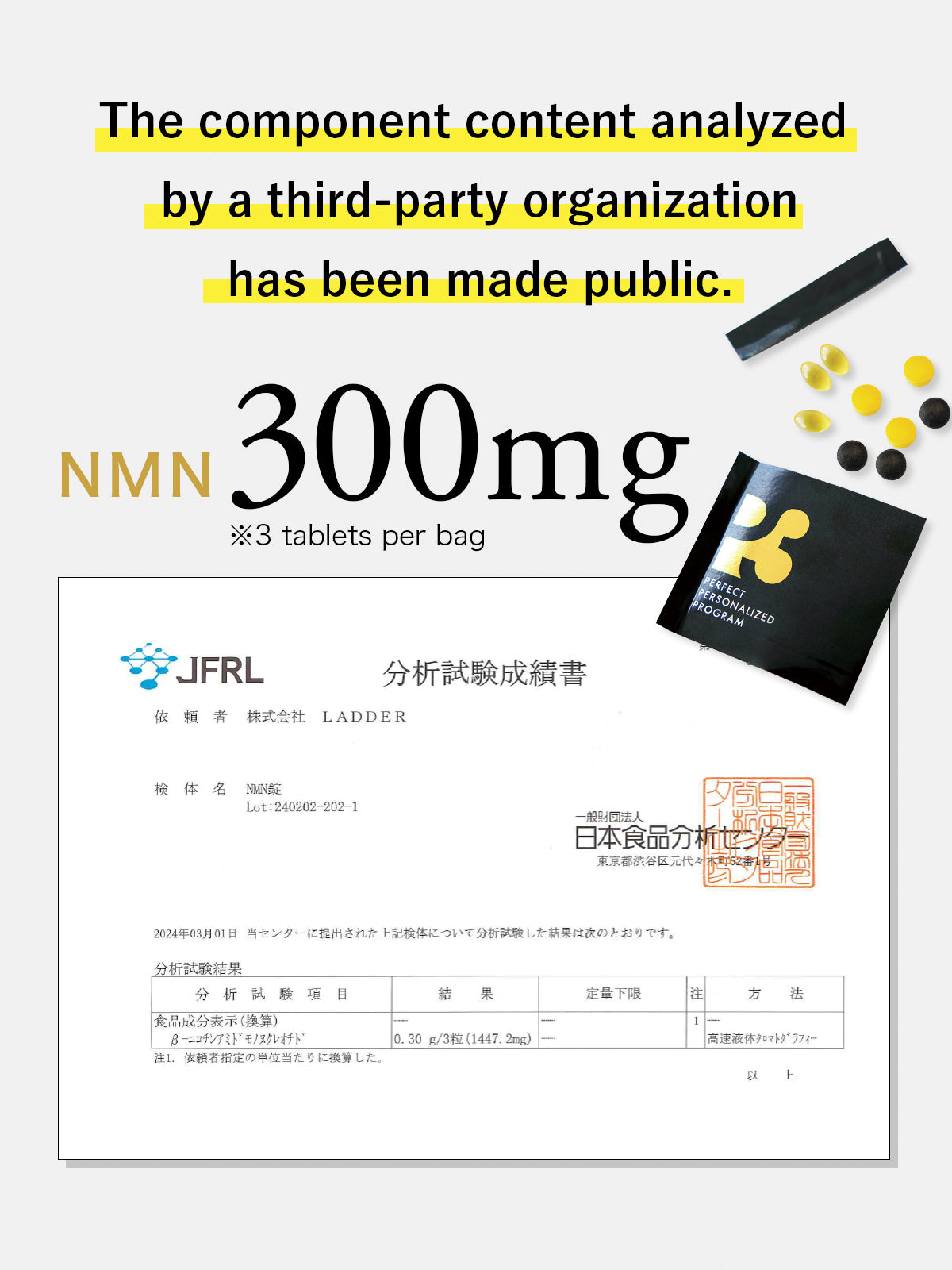 P3 NMNサプリメント 【1包9粒入り NMN300mg×7日分】 – TaxFreeOnline.jp
