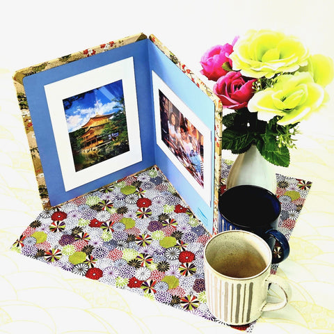 Three Friends of Winter [Pine, Bamboo & Plum] Greeting Card & Standing Double Photo Frame