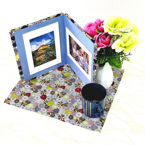 Plentiful Happiness & Good Fortune Greeting Card & Standing Double Photo Frame