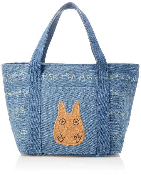 Totoro Denim Fabric Lunch Bag