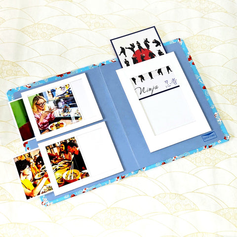 Goldfish Standing Double Photo Frame