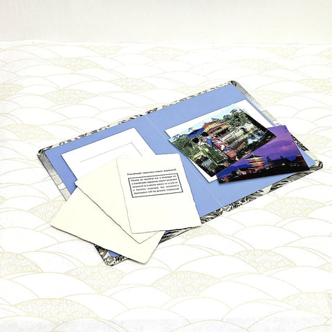 Great Wave & Mount Fuji Greeting Card & Standing Double Photo Frame
