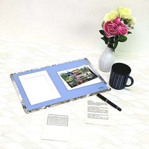 Great Wave & Mount Fuji Greeting Card & Standing Double Photo Frame