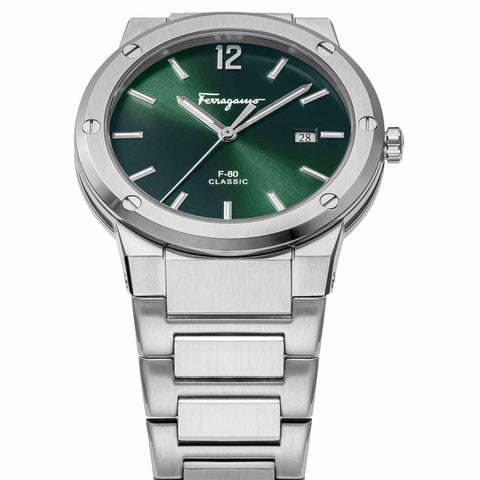 Ferragamo F-80 CLASSIC Quartz Mens SFDT02123 WATCH WRIST WATCH LUXURY WATCH BRAND