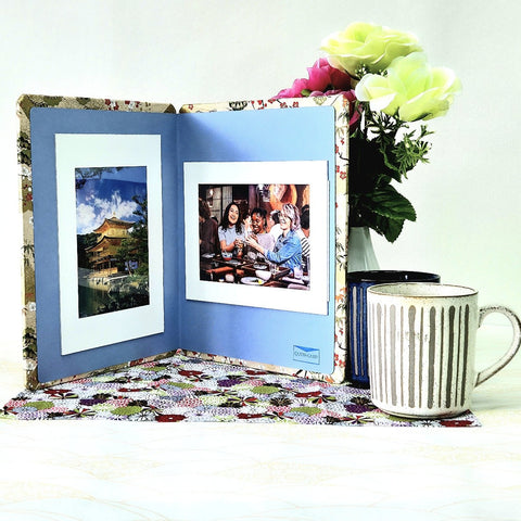 Three Friends of Winter [Pine, Bamboo & Plum] Greeting Card & Standing Double Photo Frame