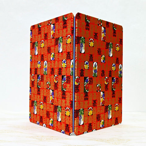 Happiness & Longevity Greeting Card & Standing Double Photo Frame