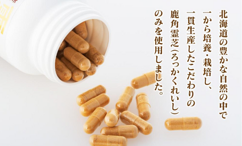 旺煌 鹿角霊芝カプセル120粒