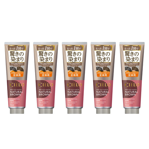 CIELO Coloring Treatment For overall coloring Natural Brown　×５