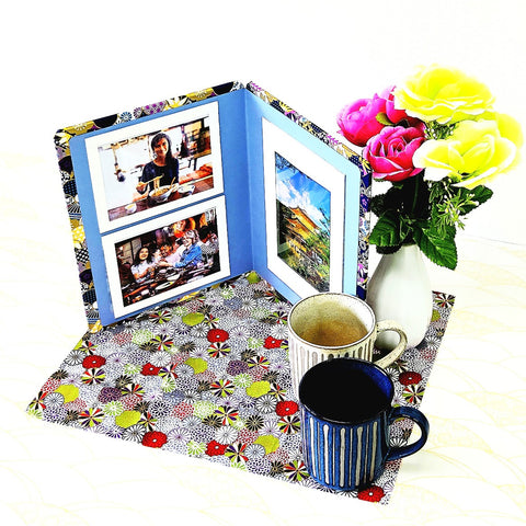 Plentiful Happiness & Good Fortune Standing Double Photo Frame