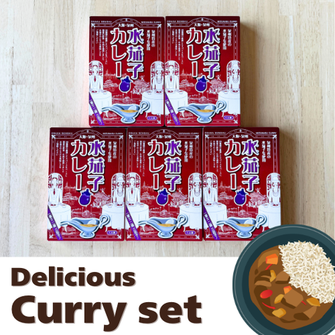 Osaka Senshu Mizunasu Eggplant Curry 200g × 5-Pack