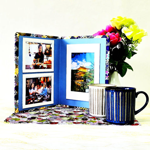 Plentiful Happiness & Good Fortune Standing Double Photo Frame