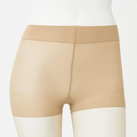 Gunze Sabrina Stockings (3-Pair Set), Shapes Beautifully, Tightens, Run-Resistant, Women's, Nude Beige, SB520