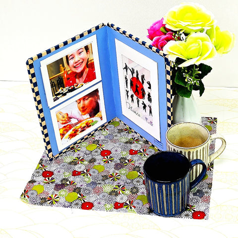 Wellbeing Standing Double Photo Frame
