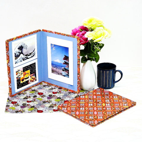 Seven Treasures of Harmony Standing Double Photo Frame